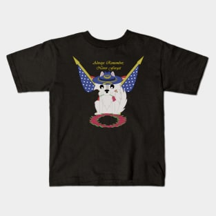 Memorial Day Husky Kids T-Shirt